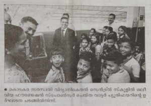 Empowering Health and Education: Olivia Foundation Sponsors Water Purifier for Saraswati Vidyanikethan Central School