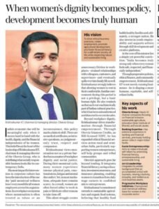 When Women’s Dignity Becomes Policy, Development Becomes Truly Human