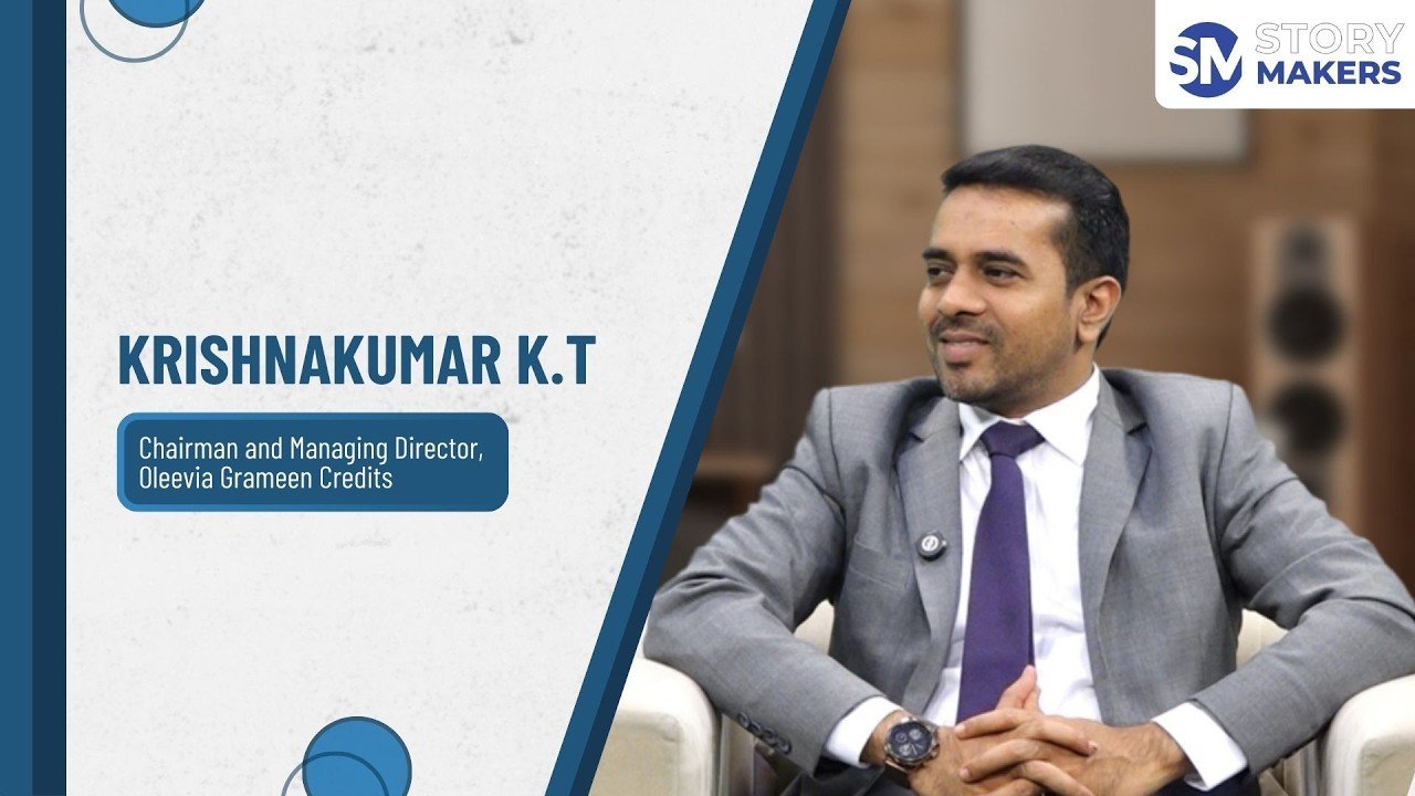 Krishnakumar K. T. Chairman of Oleevia Group Interview on Times Now Storymakers.